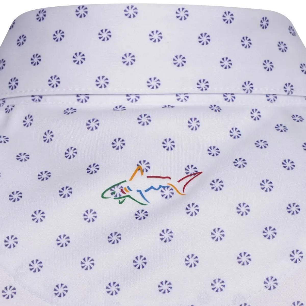 Online Men's Geo Fan Swirl Golf Polo Shirt Men's Polo Shirts|Season Ready Collection