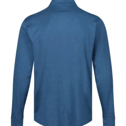 Online Men's Heathered Half Zip Mock Golf Midlayer Men's Sweaters|Men's Midlayers