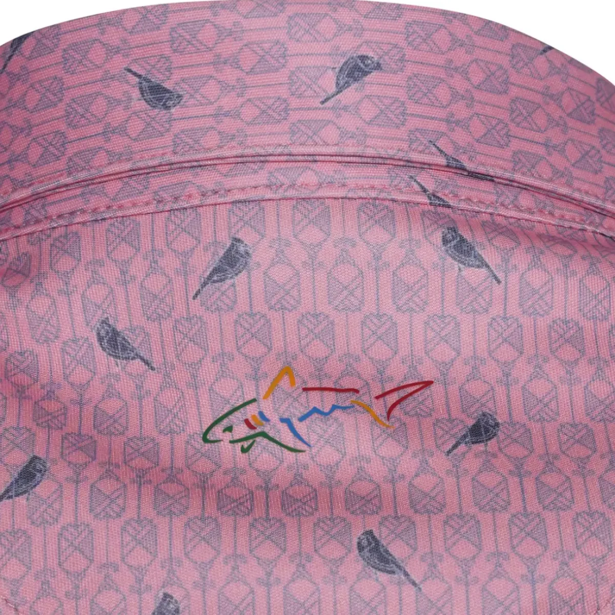 Clearance Men's Love Birds Print Golf Polo Shirt Men's Polo Shirts