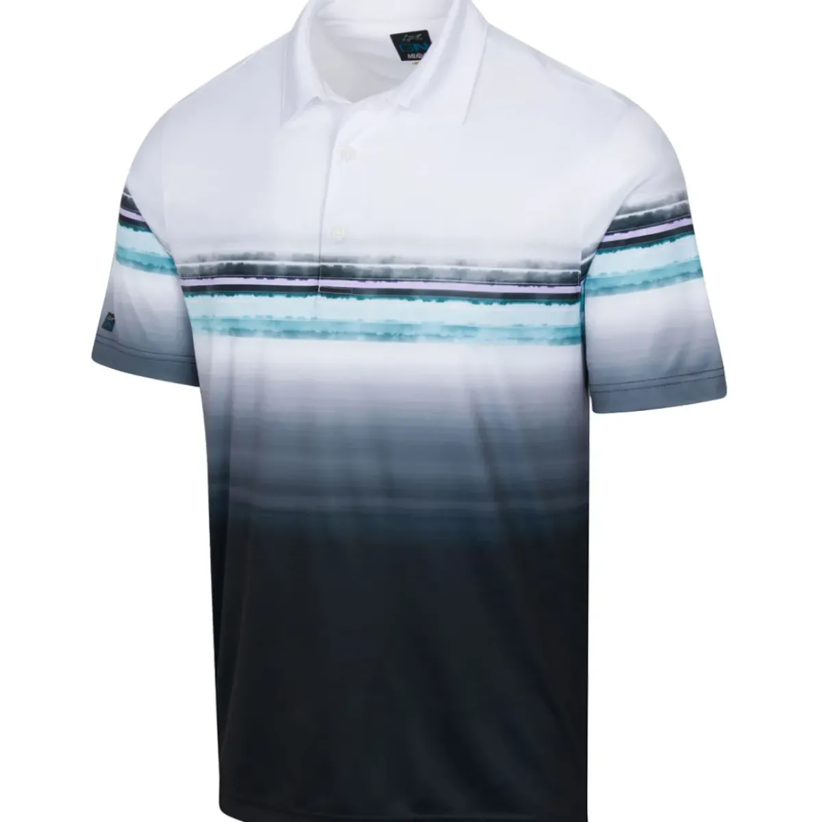 Online Men's Tidal Stripe ML75 Golf Polo Shirt Men's Polo Shirts