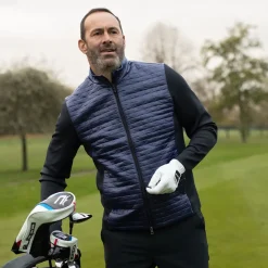 Best Men's Tidal Wave Full Zip Golf Jacket Men's Sweaters|Men's Jackets