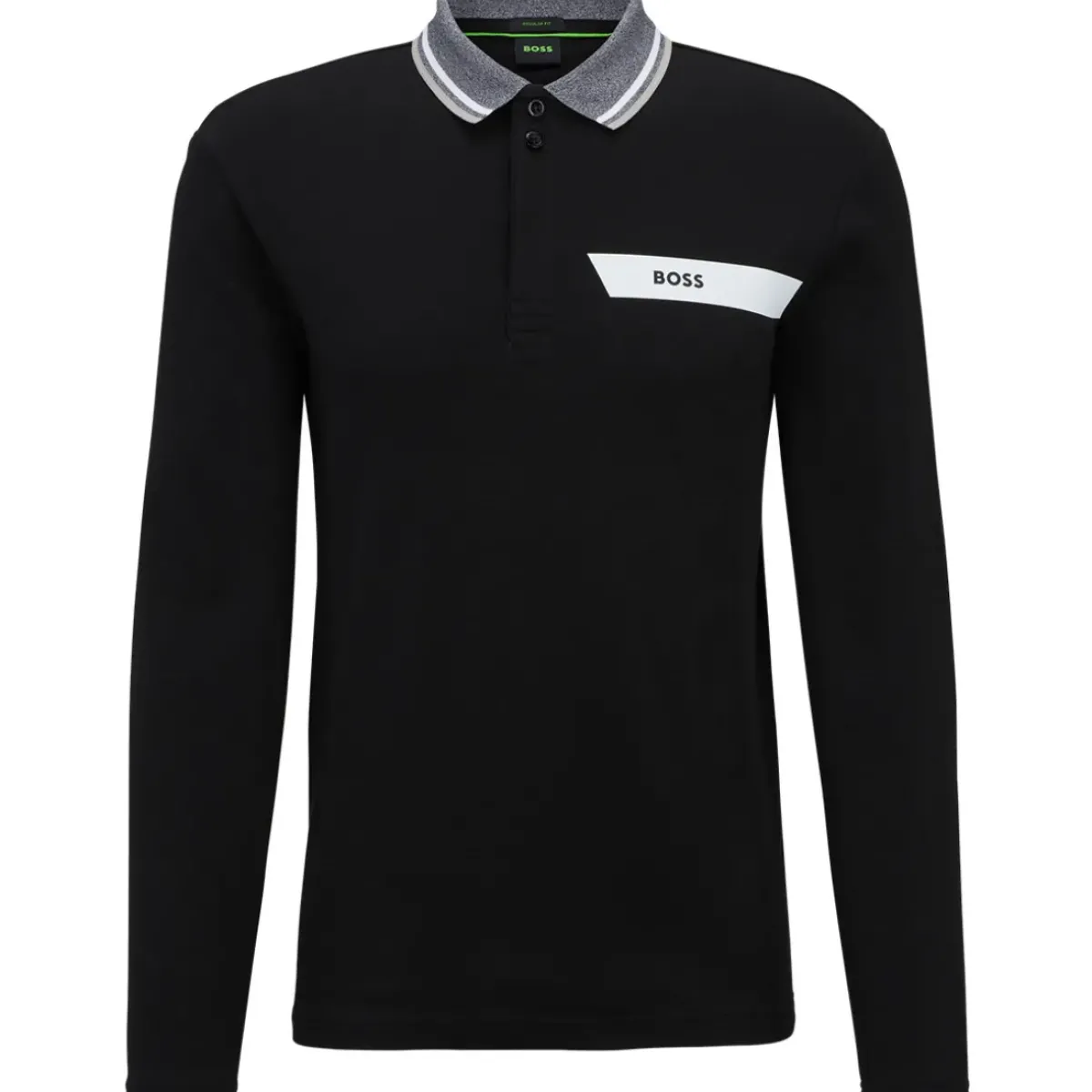 Discount Men's Plisy 1 Long Sleeve Golf Polo Shirt Men's Polo Shirts