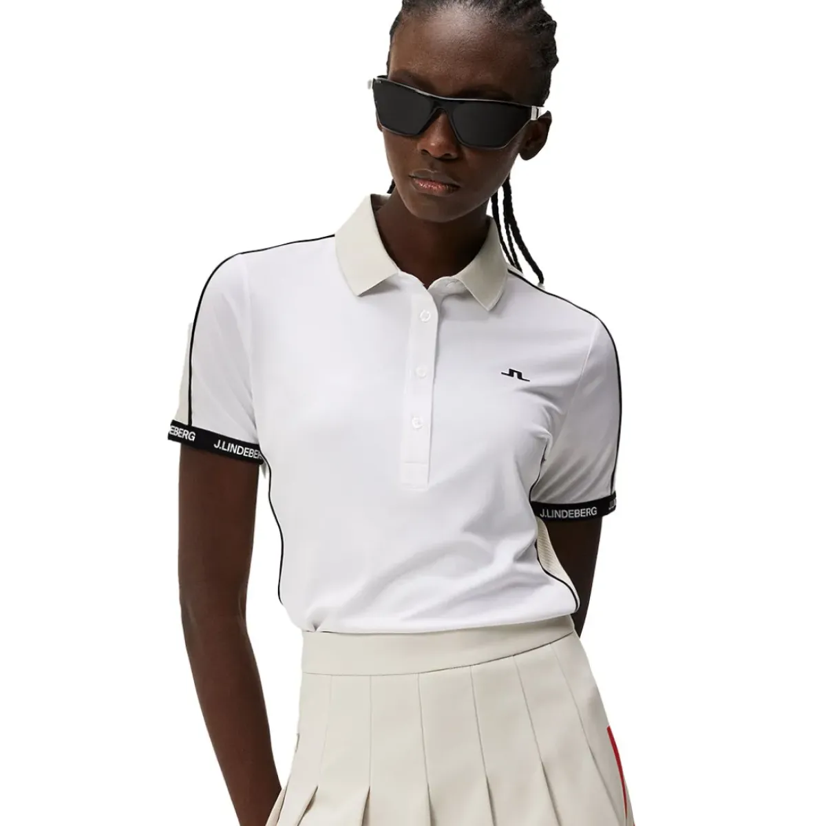 Online J.Lindeberg Ladies Demi Golf Polo Shirt Ladies Polo Shirts