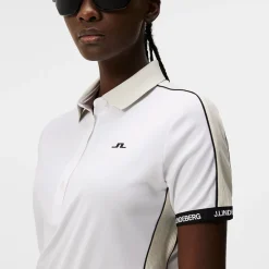 Online J.Lindeberg Ladies Demi Golf Polo Shirt Ladies Polo Shirts
