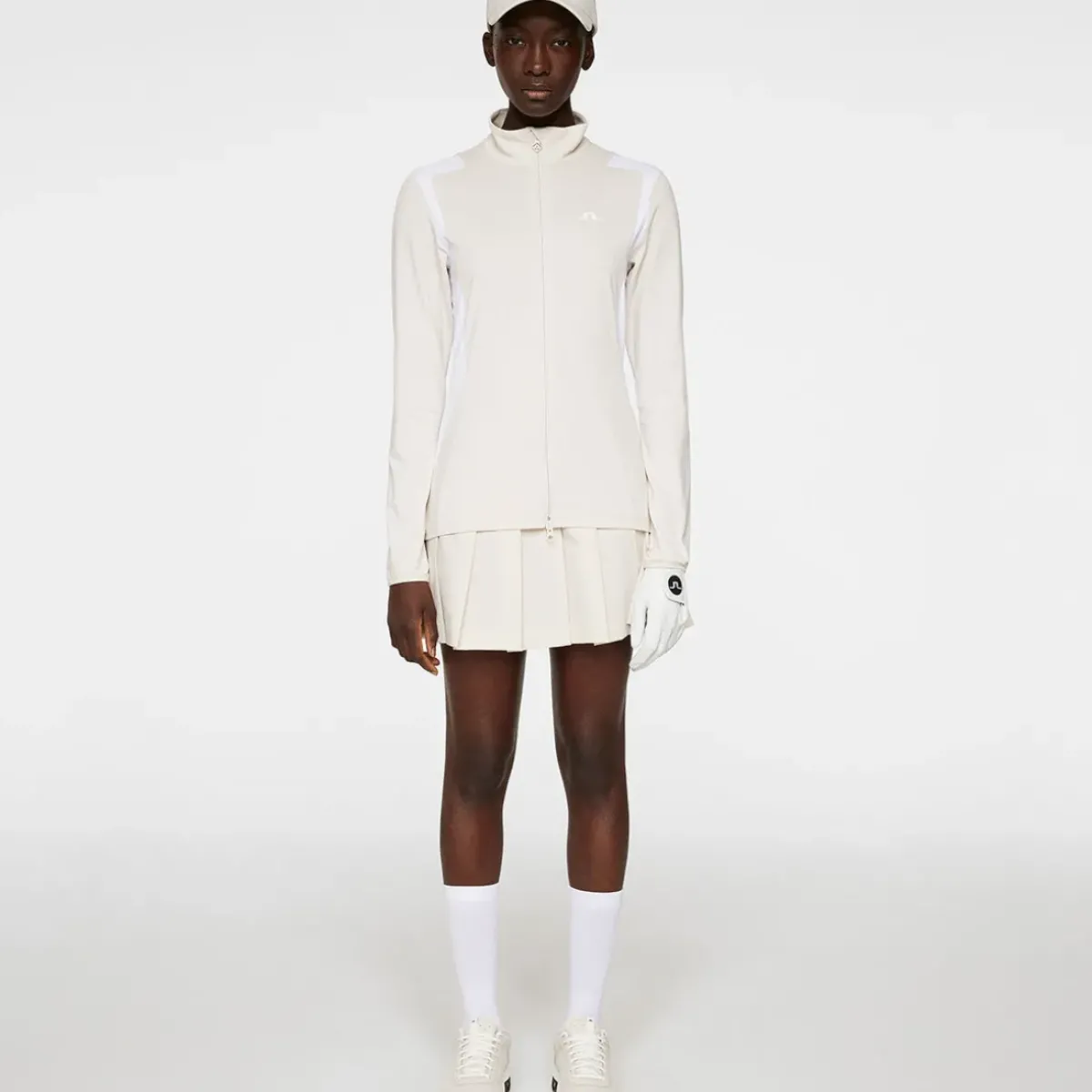 Best J.Lindeberg Ladies Mae Quarter Zip Golf Mid Layer Ladies Midlayers|Men's Midlayers