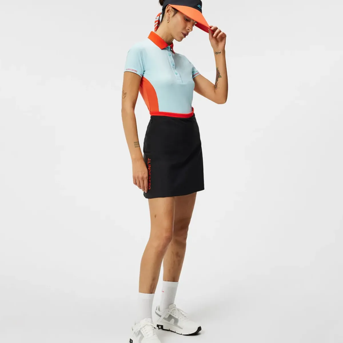 Best J.Lindeberg Ladies Makena Golf Polo Shirt Ladies Polo Shirts