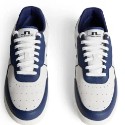 Best J.Lindeberg Men's Ace Low-Top Waterproof Spikeless Golf Trainers Men's Spikeless Golf Shoes|Men's Waterproof Golf Shoes