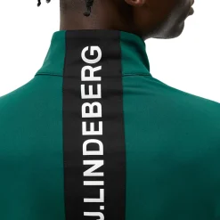 J.Lindeberg Men's Banks Full Zip Golf Midlayer Men's Sweaters|Men's Midlayers