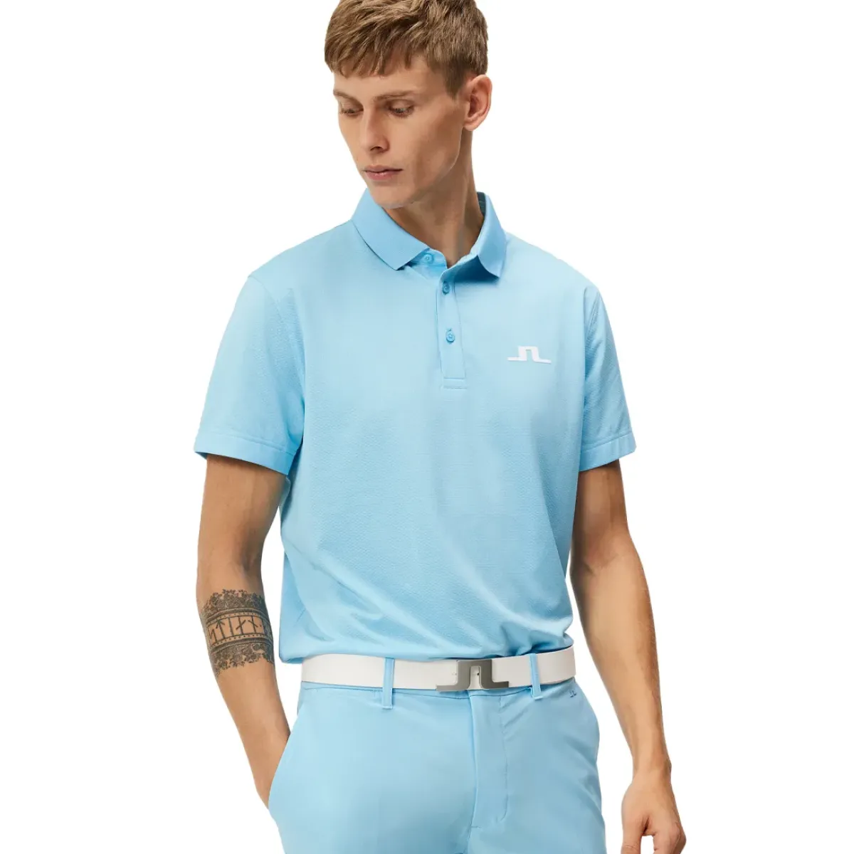 Best J.Lindeberg Men's Bridge Golf Polo Shirt Men's Polo Shirts