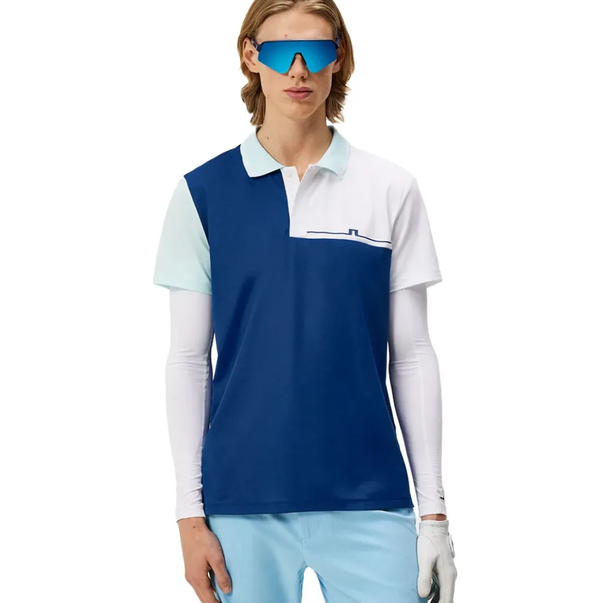 Hot J.Lindeberg Men's Cliff Golf Polo Shirt Men's Polo Shirts