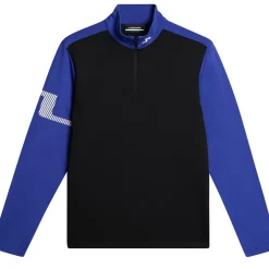 Sale J.Lindeberg Men's Heath Strike Quarter Zip Mid layer Men's Sweaters|Men's Midlayers