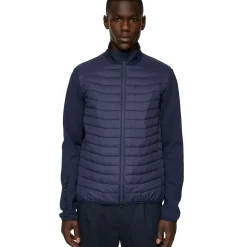 J.Lindeberg Men's Holden Quilted Hybrid Golf Jacket Men's Sweaters|Men's Jackets