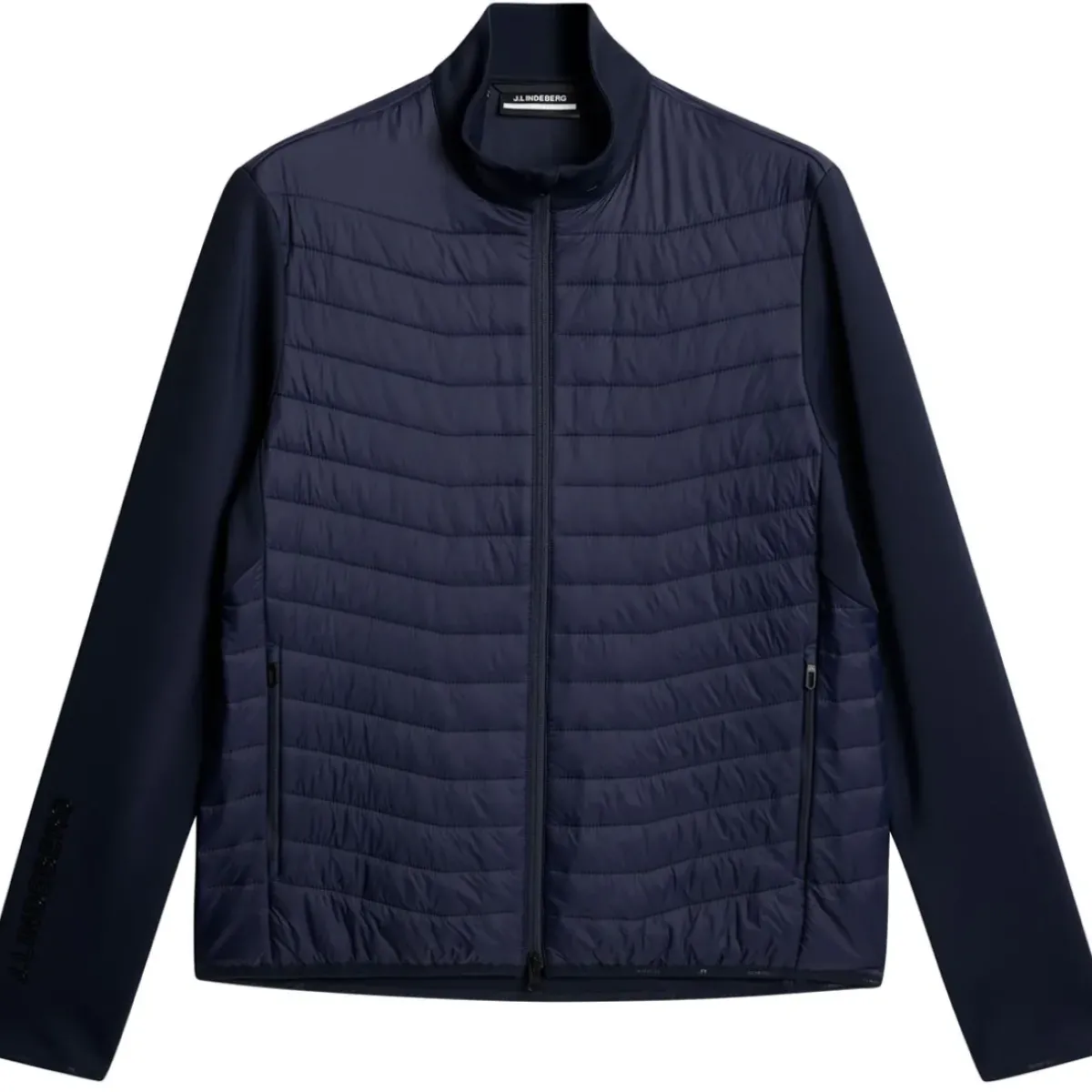 J.Lindeberg Men's Holden Quilted Hybrid Golf Jacket Men's Sweaters|Men's Jackets