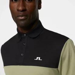 New J.Lindeberg Men's Keenan Colorblock Golf Polo Shirt Men's Polo Shirts