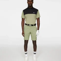 New J.Lindeberg Men's Keenan Colorblock Golf Polo Shirt Men's Polo Shirts
