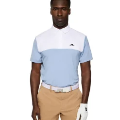 New J.Lindeberg Men's Keenan Colorblock Golf Polo Shirt Men's Polo Shirts