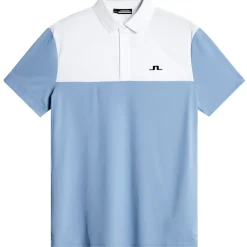 New J.Lindeberg Men's Keenan Colorblock Golf Polo Shirt Men's Polo Shirts