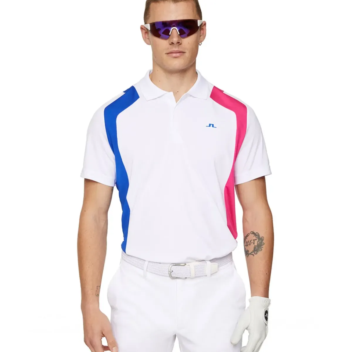 New J.Lindeberg Men's Legacy Golf Polo Shirt Men's Polo Shirts