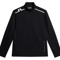 New J.Lindeberg Men's Leon Quarter Zip Golf Mid Layer Men's Sweaters|Men's Midlayers