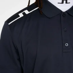 Discount J.Lindeberg Men's Lionel Shoulder Golf Polo Shirt Men's Polo Shirts