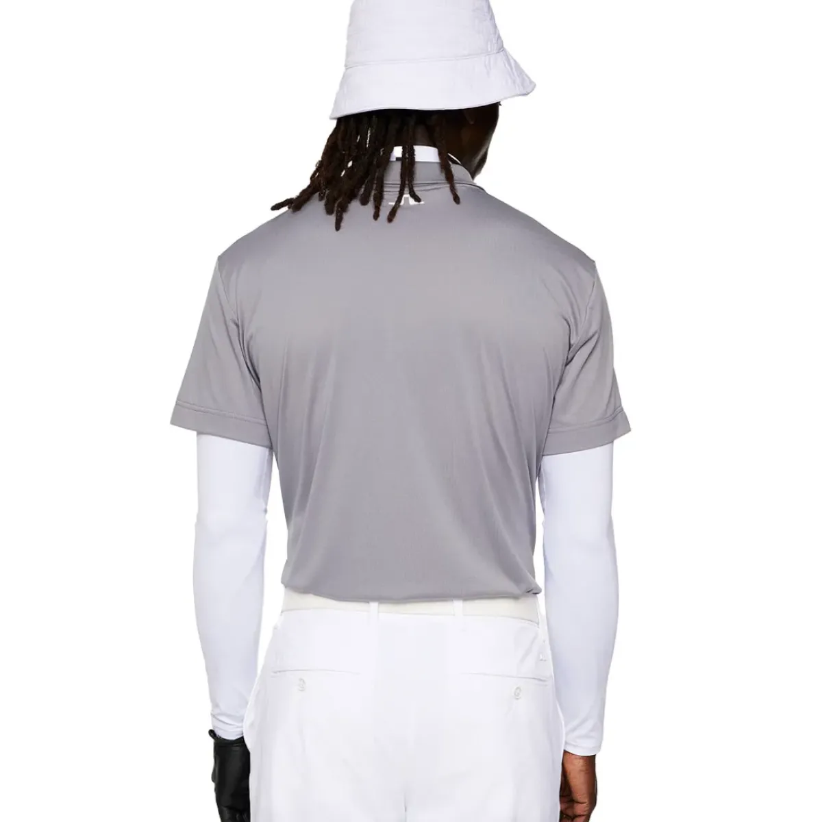 Discount J.Lindeberg Men's Lionel Shoulder Golf Polo Shirt Men's Polo Shirts