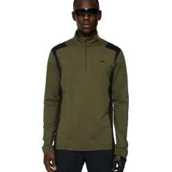 Outlet J.Lindeberg Men's Lukas Quarter Zip Golf Mid Layer Men's Sweaters|Men's Midlayers