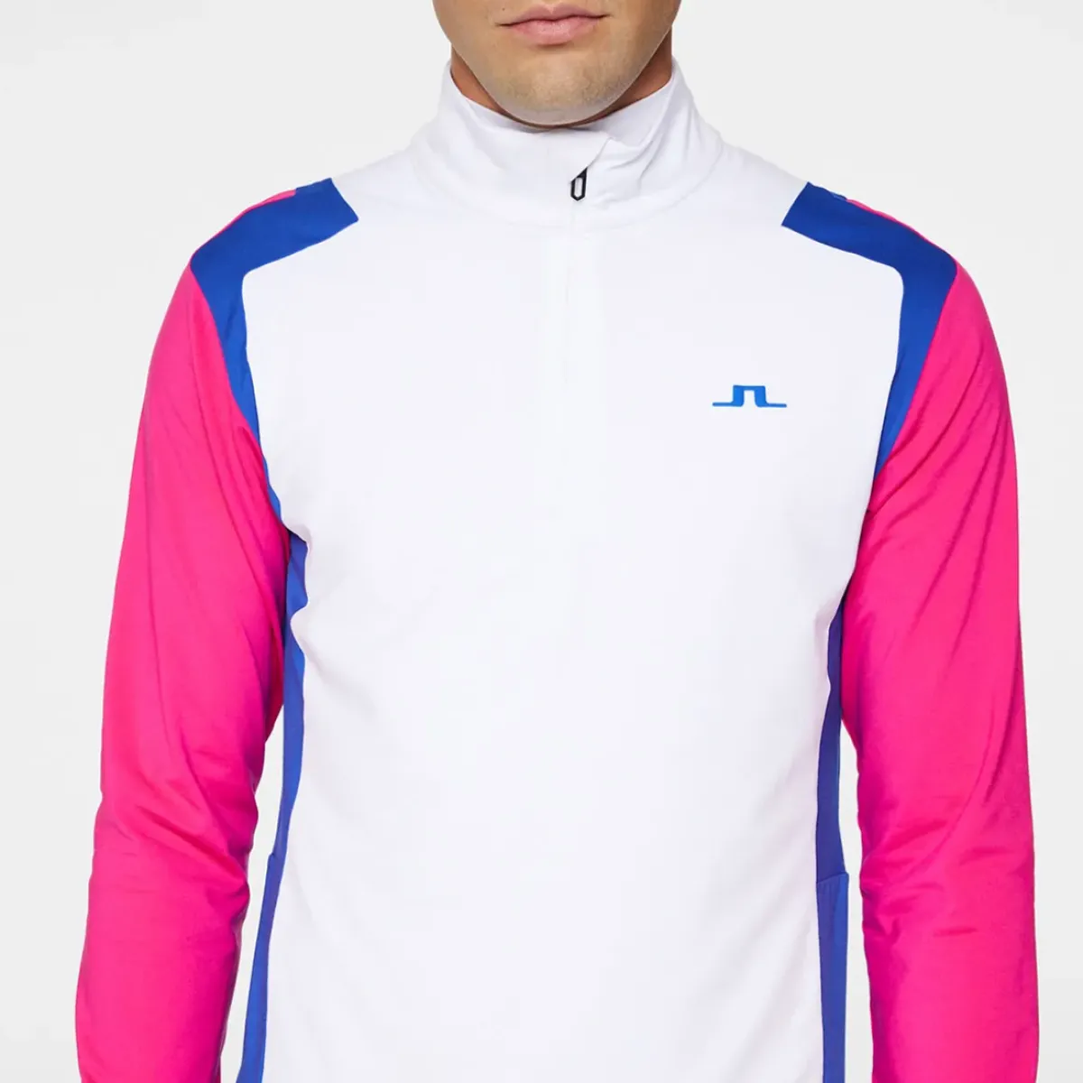 Outlet J.Lindeberg Men's Lukas Quarter Zip Golf Mid Layer Men's Sweaters|Men's Midlayers