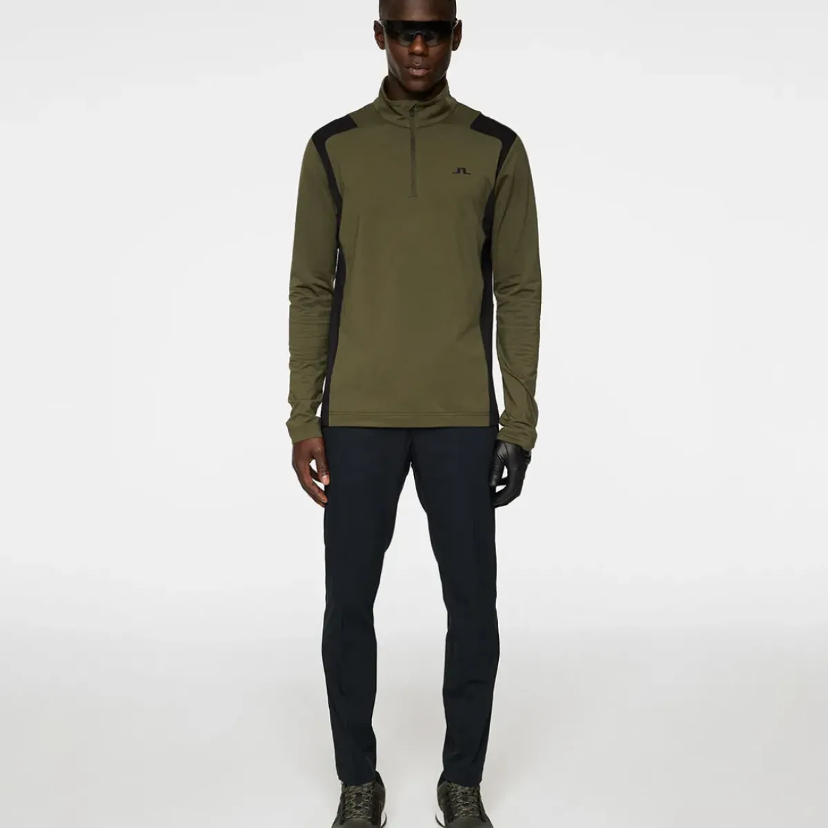 Outlet J.Lindeberg Men's Lukas Quarter Zip Golf Mid Layer Men's Sweaters|Men's Midlayers