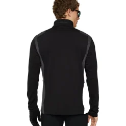 Clearance J.Lindeberg Men's Lukas Quarter Zip Golf Mid Layer Men's Sweaters|Men's Midlayers