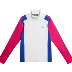 Clearance J.Lindeberg Men's Lukas Quarter Zip Golf Mid Layer Men's Sweaters|Men's Midlayers