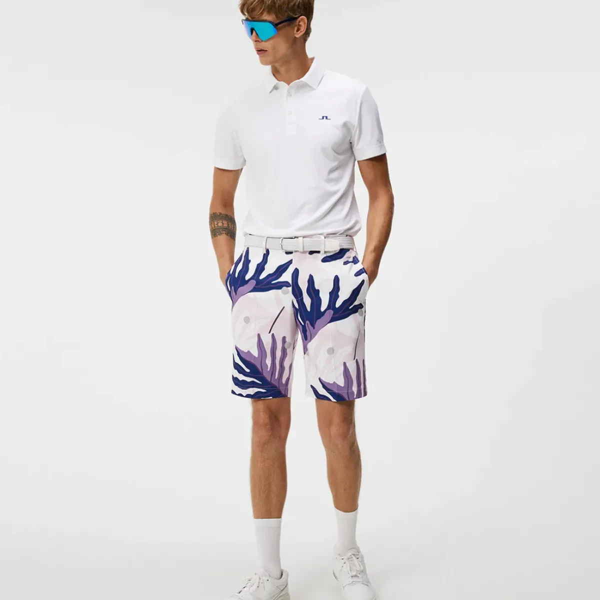 Outlet J.Lindeberg Men's Martin Golf Polo Shirt Men's Polo Shirts