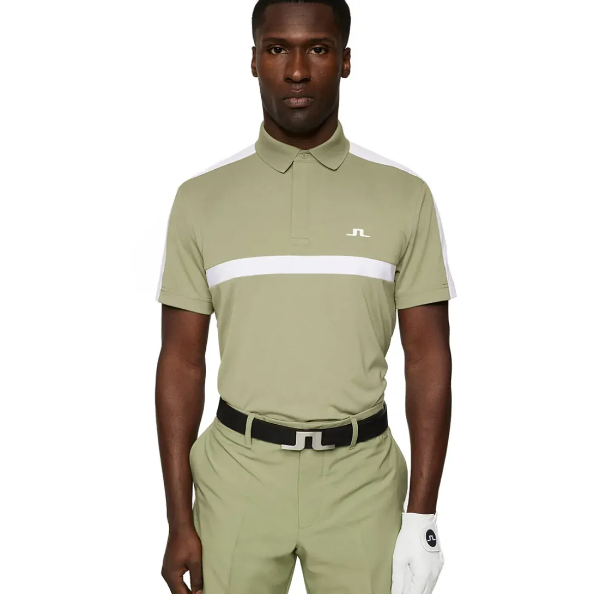 Sale J.Lindeberg Men's Sebastian Chest Stripe Golf Polo Shirt Men's Polo Shirts