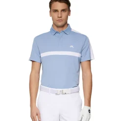Outlet J.Lindeberg Men's Sebastian Chest Stripe Golf Polo Shirt Men's Polo Shirts