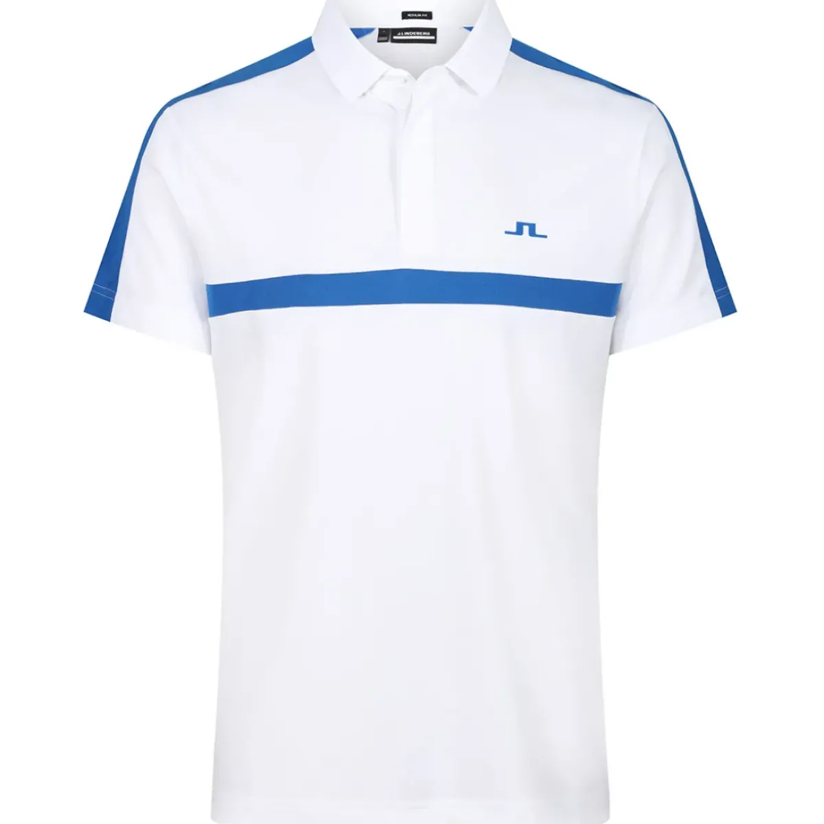 Sale J.Lindeberg Men's Sebastian Chest Stripe Golf Polo Shirt Men's Polo Shirts