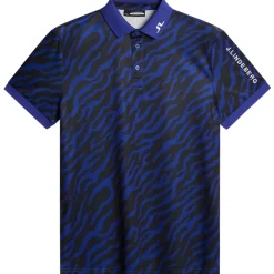 Hot J.Lindeberg Men's Tour Tech Arm Print Golf Polo Shirt Men's Polo Shirts