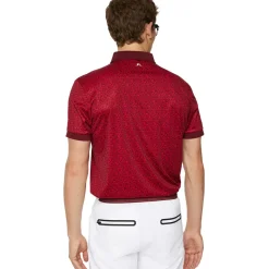 Discount J.Lindeberg Men's Tour Tech Print Golf Polo Shirt Men's Polo Shirts