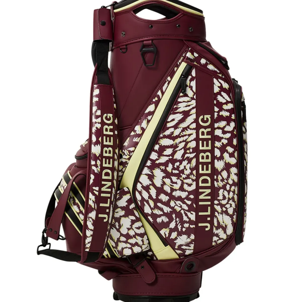 Clearance J.Lindeberg Print Golf Staff Bag Carry/stand Bags
