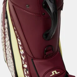 Clearance J.Lindeberg Print Golf Staff Bag Carry/stand Bags