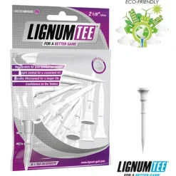 Outlet Composite 53mm Wooden Golf Tees - 16 Pack Golf Tees