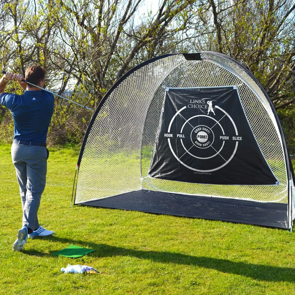 Links Choice Driving Practice Golf Net Golf Mats & Nets