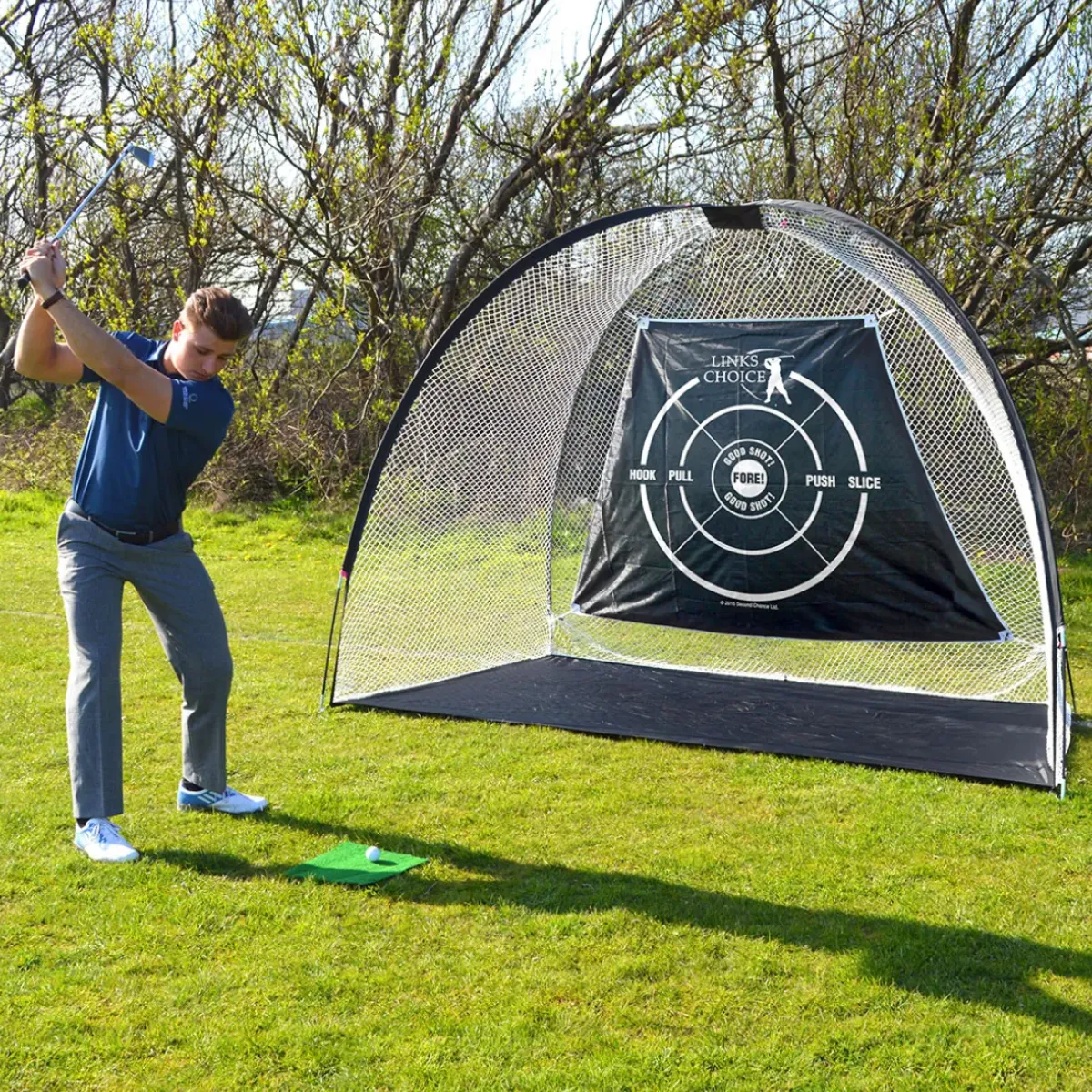 Links Choice Driving Practice Golf Net Golf Mats & Nets