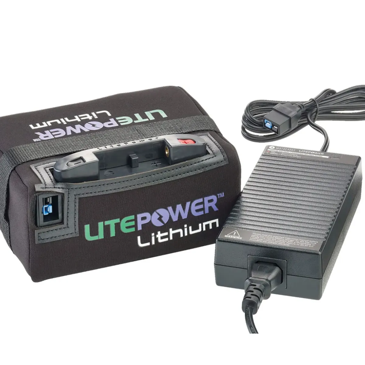 LitePower 15Ah Standard Range Lithium Battery & Charger Trolley Accessories