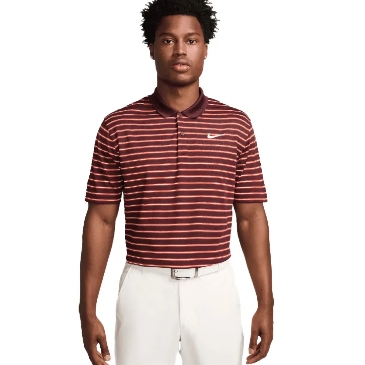 Nike Men's Dri-FIT Victory Striped Golf Polo Shirt Men's Polo Shirts