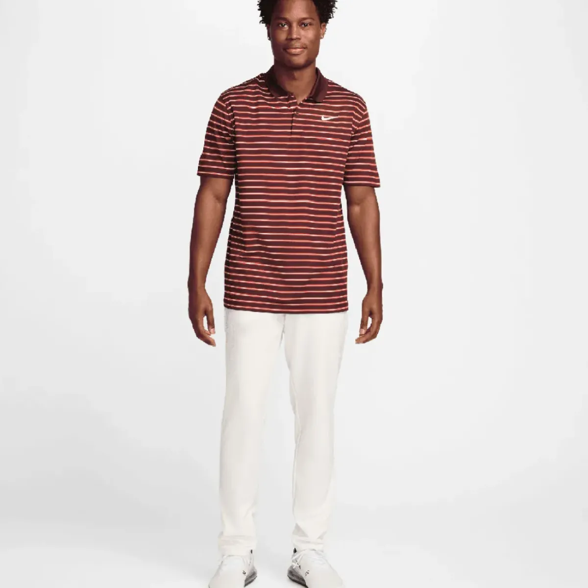 Nike Men's Dri-FIT Victory Striped Golf Polo Shirt Men's Polo Shirts