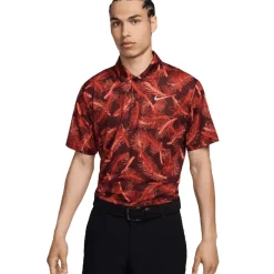 Best Nike Men's Tour Pine Print Golf Polo Shirt Men's Polo Shirts