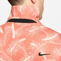 Best Nike Men's Tour Pine Print Golf Polo Shirt Men's Polo Shirts