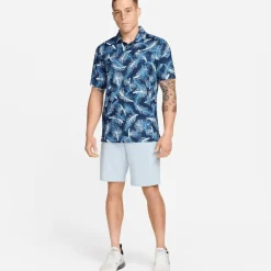 Hot Nike Men's Tour Pine Print Golf Polo Shirt Men's Polo Shirts