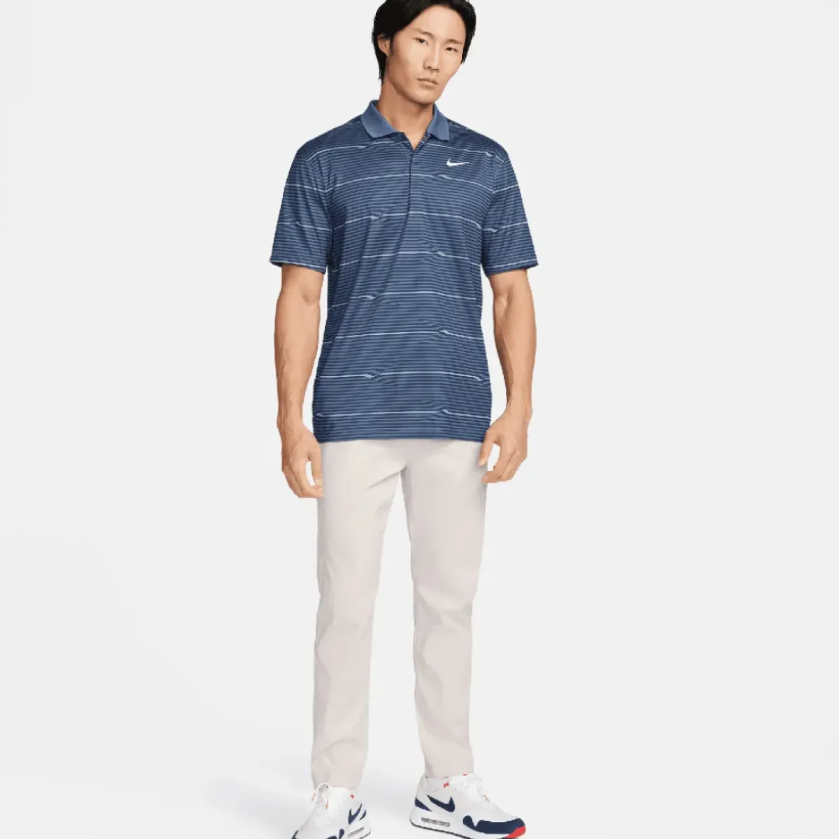 Sale Nike Men's Victory+ Ripple Golf Polo Shirt Men's Polo Shirts