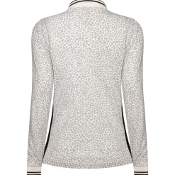 Hot OCEANTEE Ladies Long Sleeve Golf Polo Shirt Ladies Polo Shirts