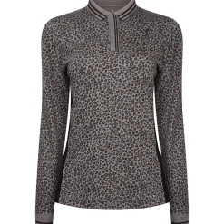 Hot OCEANTEE Ladies Long Sleeve Golf Polo Shirt Ladies Polo Shirts